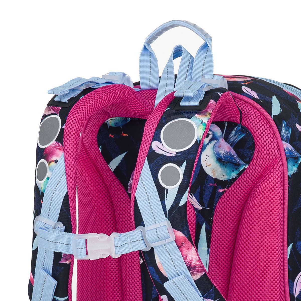 Školská aktovka s vtáčikmi Topgal BEBE 24001