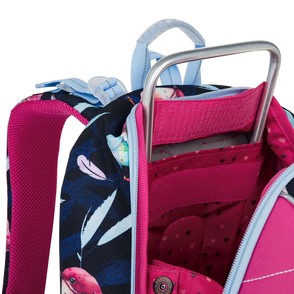 Školská aktovka s vtáčikmi Topgal BEBE 24001