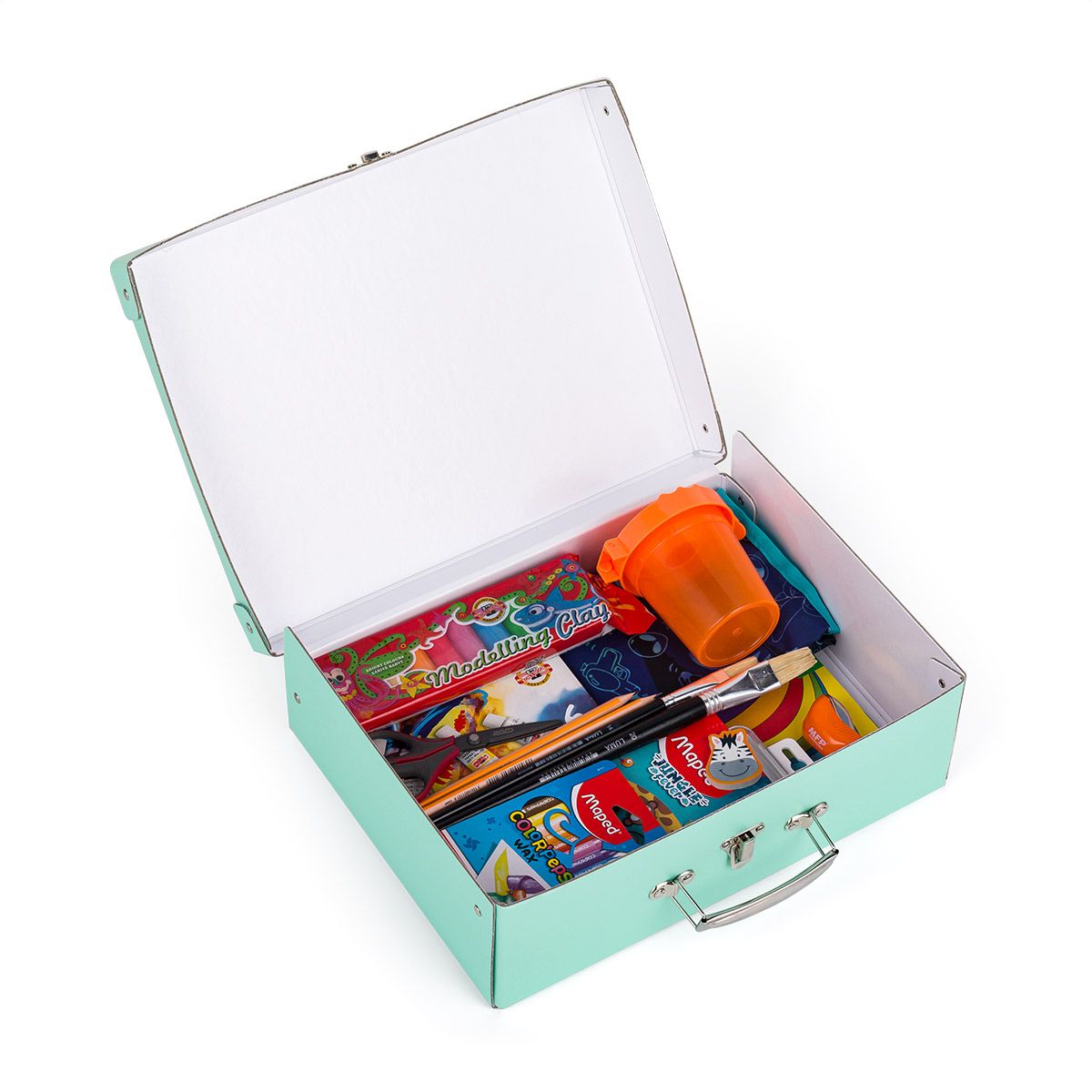 Zelený kufrík na výtvarné potreby Topgal CASE 24064