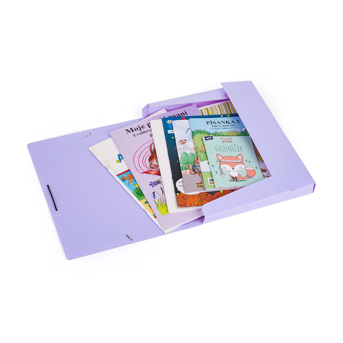 Fialová doska na zošity Topgal FOLDER 24066