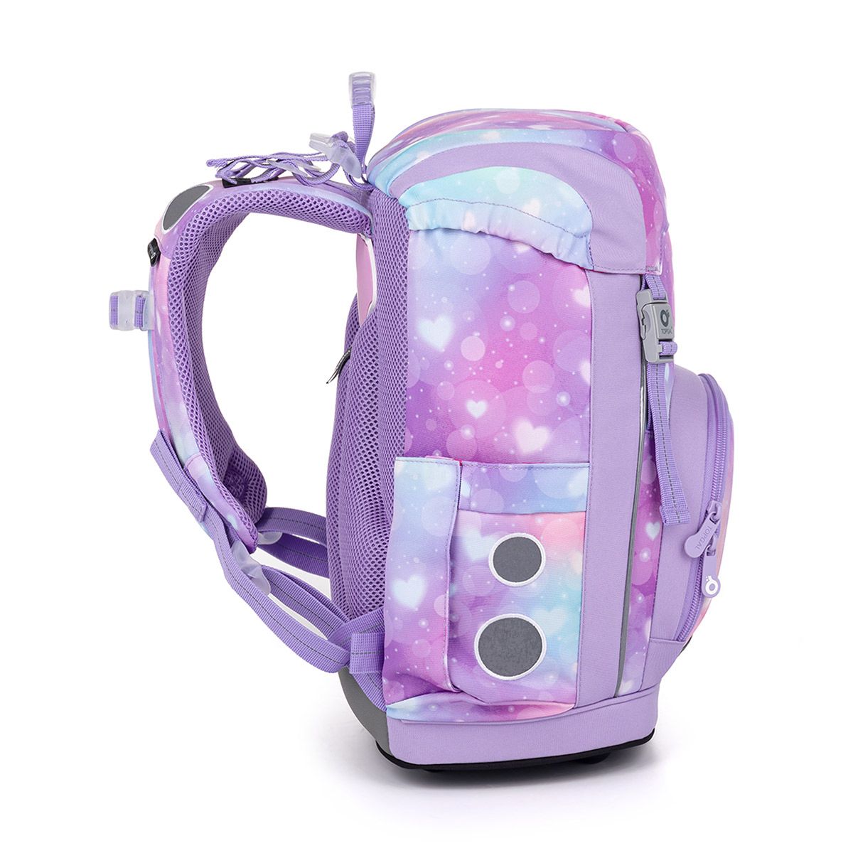 Fialová lehká aktovka Topgal KIRA 25004 SET SMALL