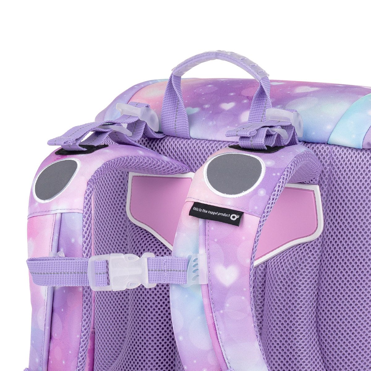 Fialová lehká aktovka Topgal KIRA 25004 SET SMALL