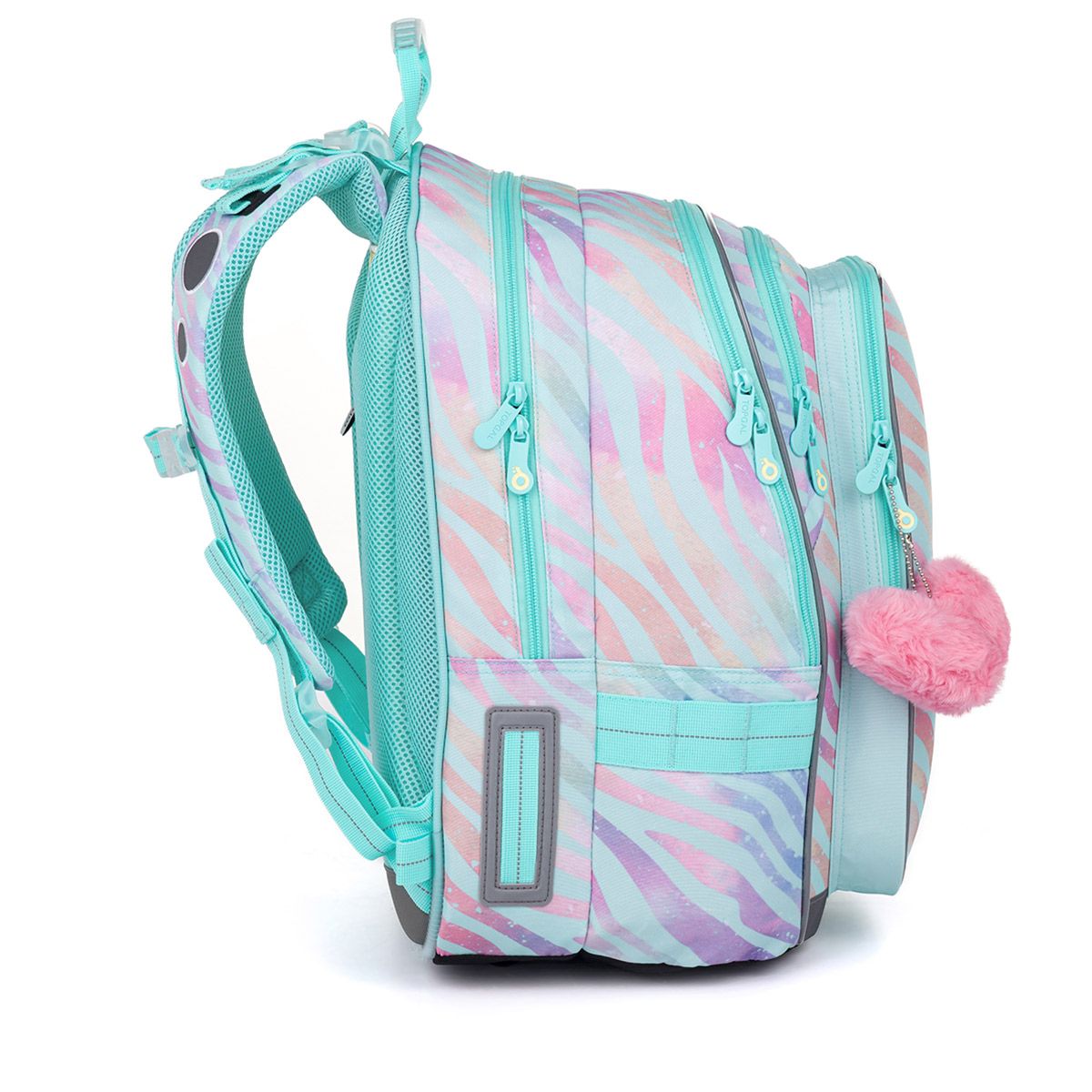 Školská taška Dúhová zebra Topgal LYNN 25007