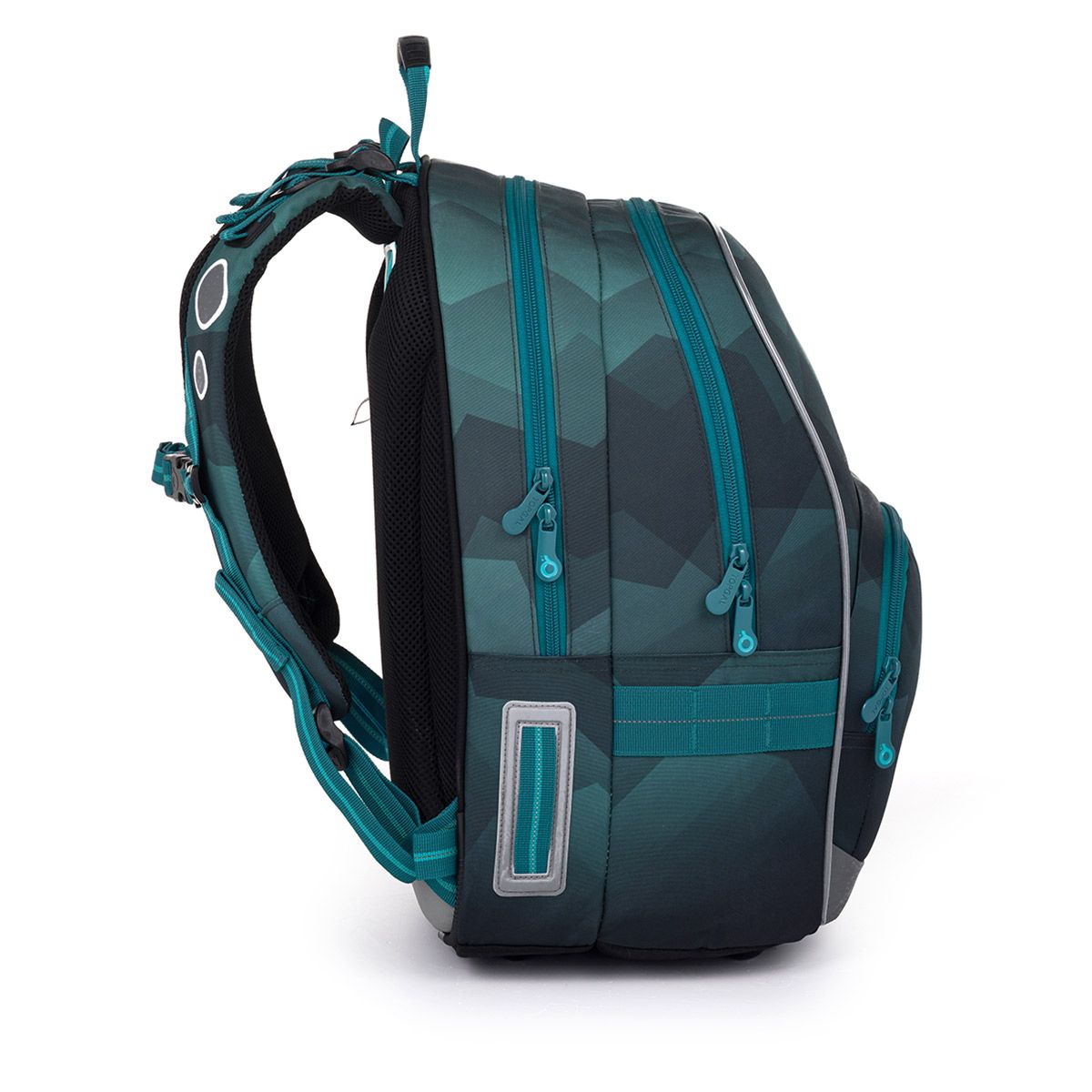 Zelenomodrý školní batoh Topgal KIMI 25020 SET SMALL