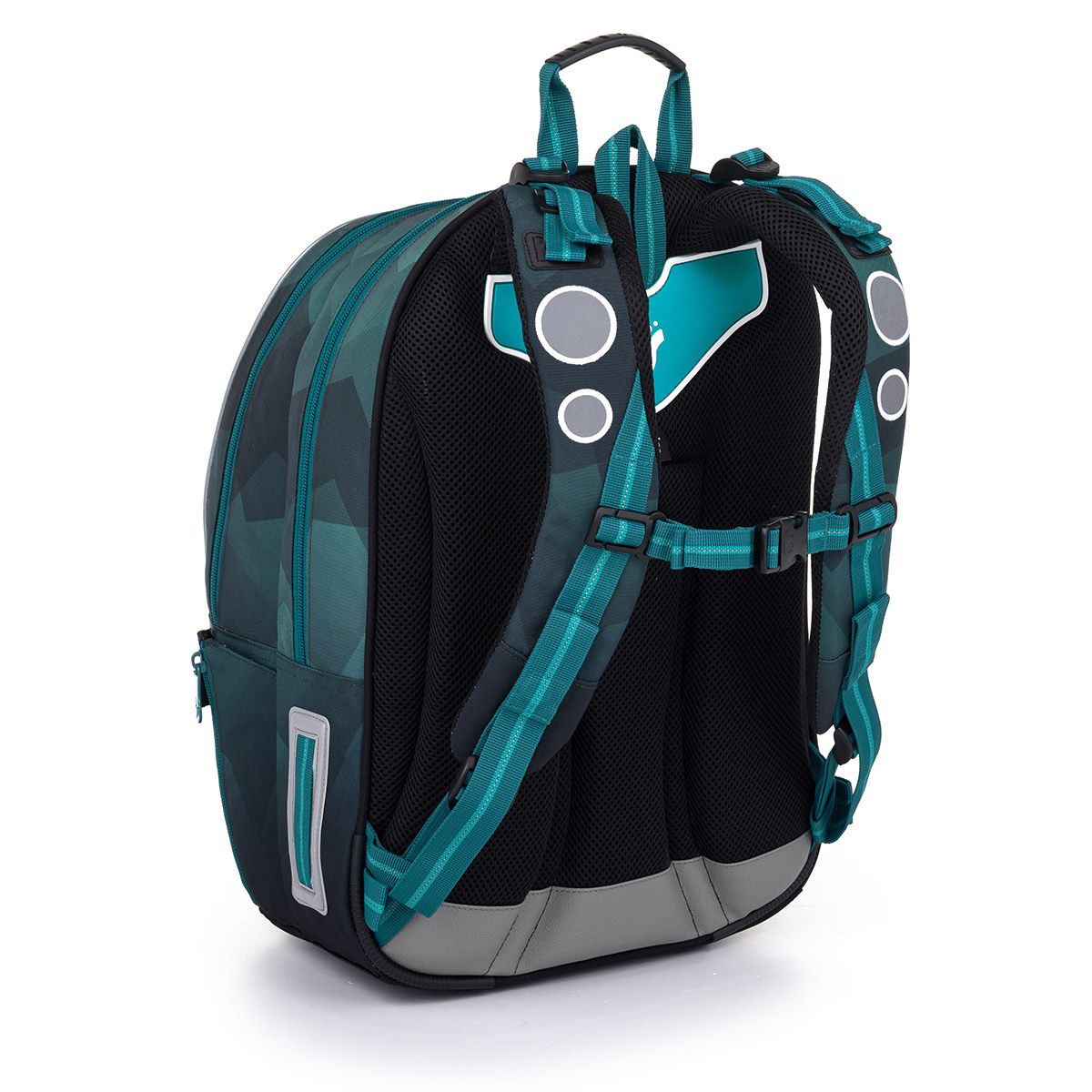 Zelenomodrý školní batoh Topgal KIMI 25020 SET SMALL