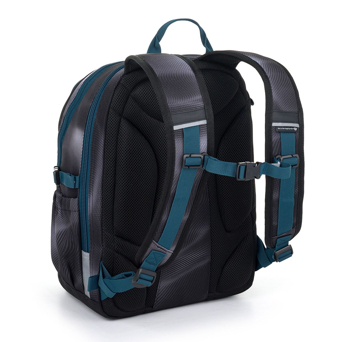 Studentský batoh Modré žíhání Topgal RUBI 25034