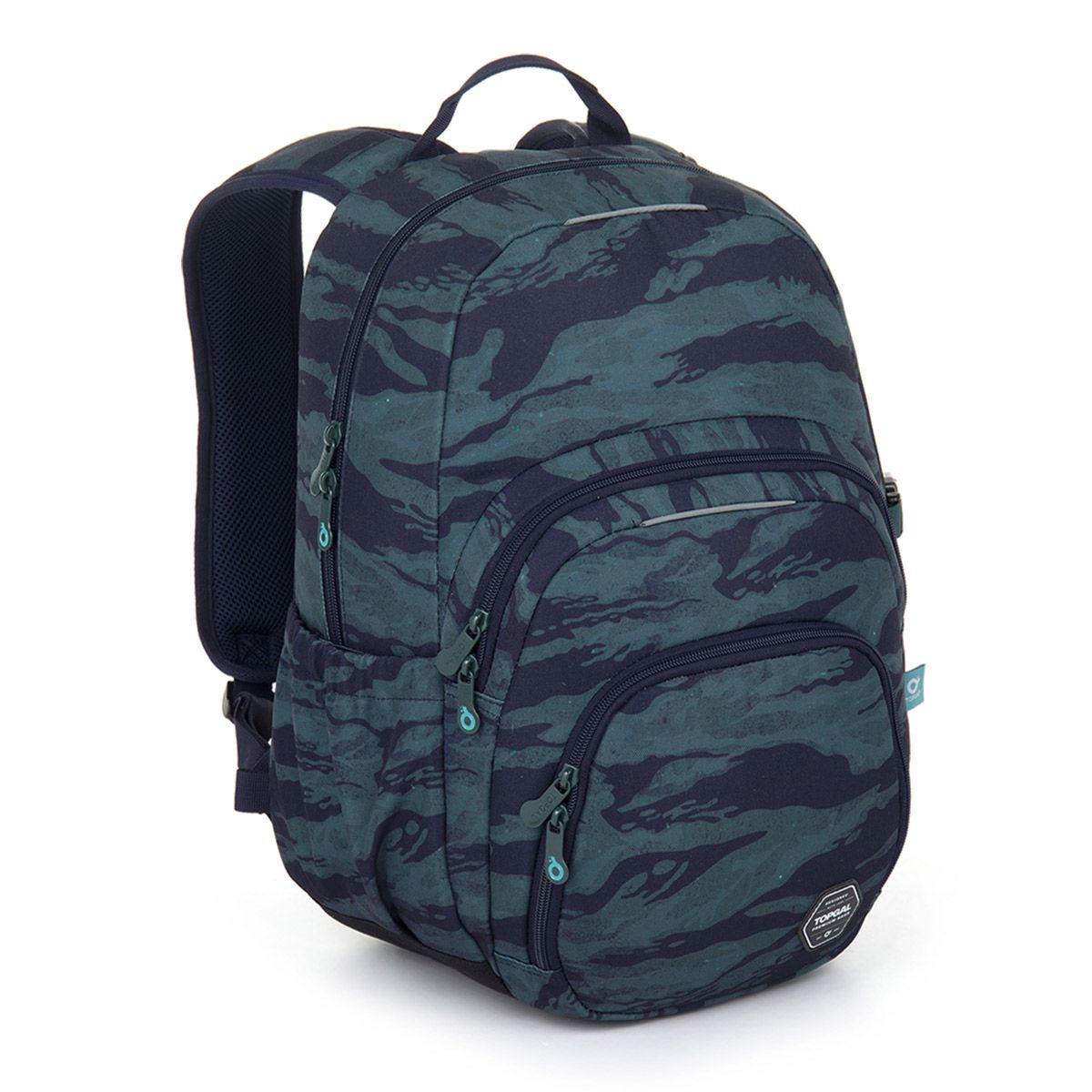 Maskáčový studentský batoh Topgal SKYE 25038 SET STUDENT