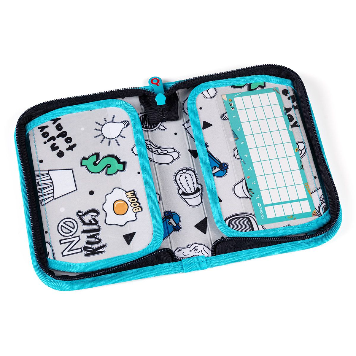 Dvojito skladaný školský peračník Topgal PENN 25075