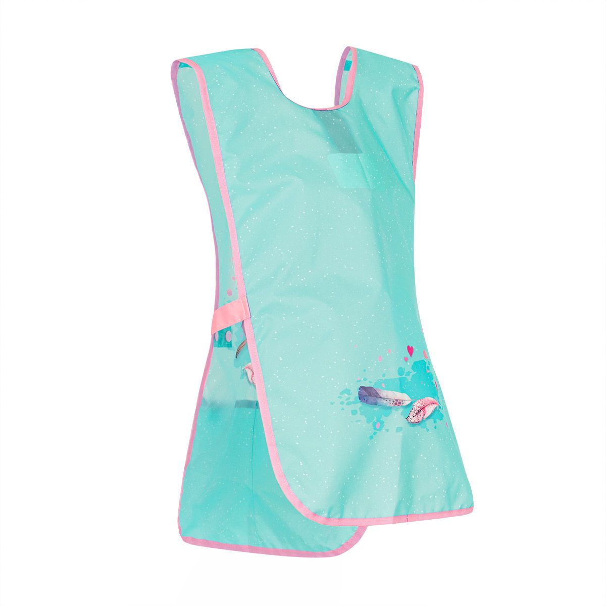 Školní zástěra do výtvarky s ptáčky Topgal ZINA 26023