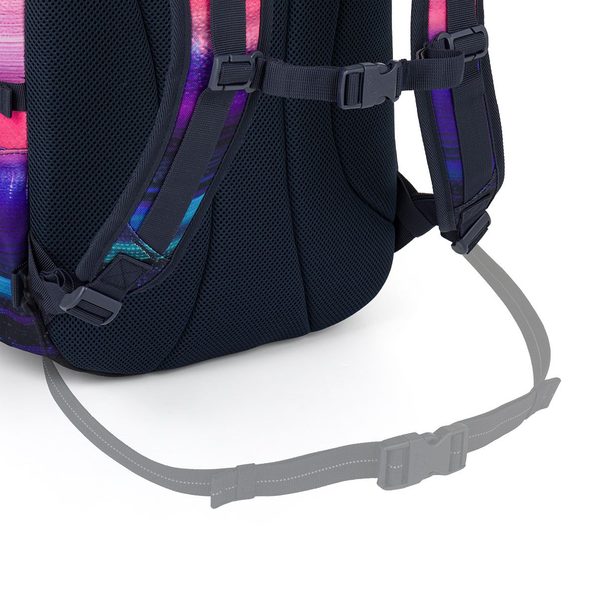 Studentský batoh Barevný gradient Topgal VIKI 26038